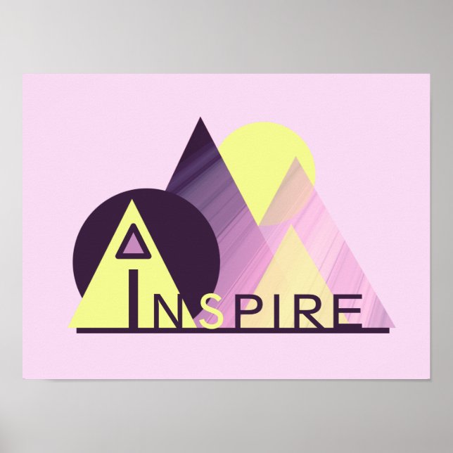 Inspirational 16x20 "INSPIRE" Poster (Front)