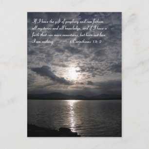 Inspirational   1 Corinthians 13; 2 Postcard