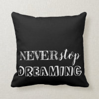 Inspirational 3 Word Quote Black White Reversible