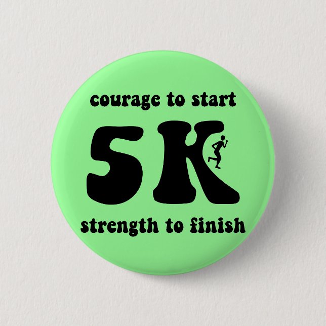 Inspirational 5K 6 Cm Round Badge (Front)
