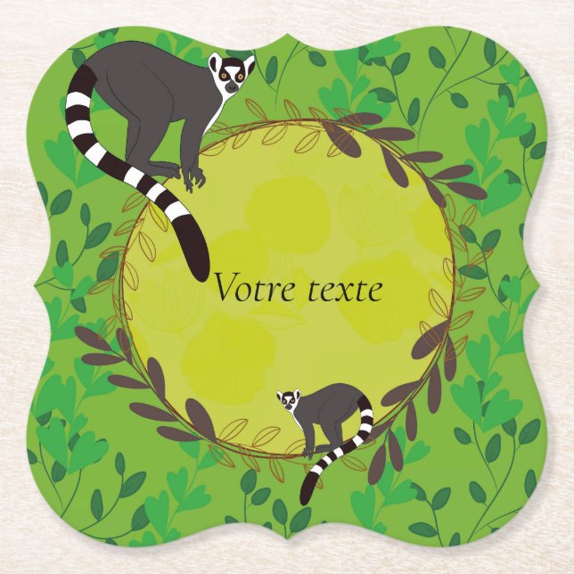 Inspirational affirmation, positive affirmation, paper coaster (Front)