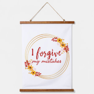 inspirational affirmations about self acceptance  hanging tapestry