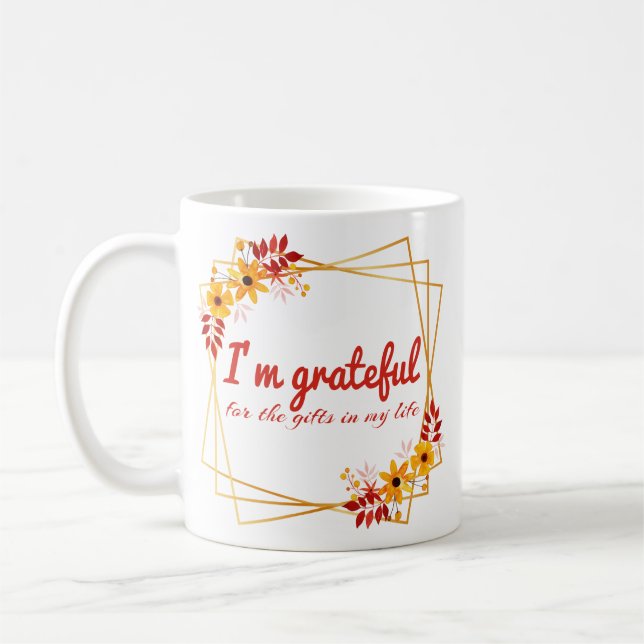 inspirational affirmations for hard workers coffee mug (Left)