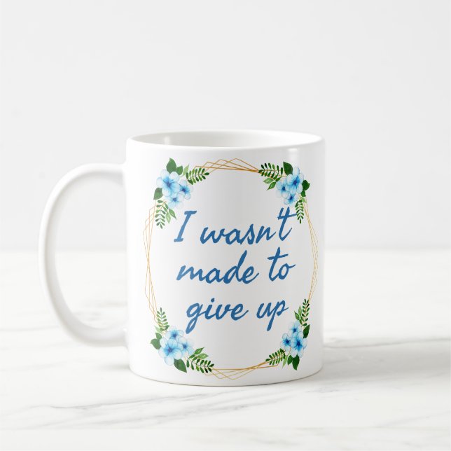 inspirational affirmations for success coffee mug (Left)