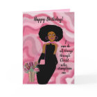 Inspirational African American Woman Birthday