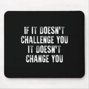 Inspirational &amp; Motivational Quote For Workout Mouse Mat