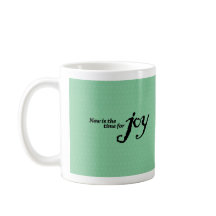 Inspirational and colourful Joy coffee mug