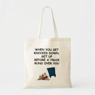 Inspirational and fun tote bag