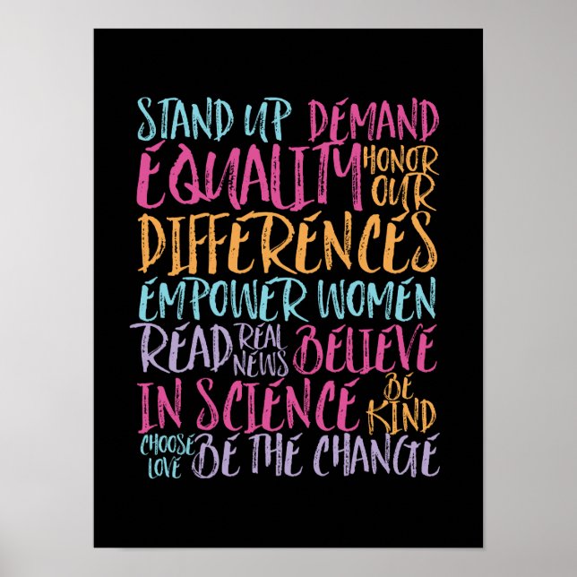 Inspirational And Motivational Change Life Quote Poster (Front)