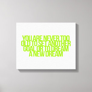 Inspirational and motivational quotes canvas print