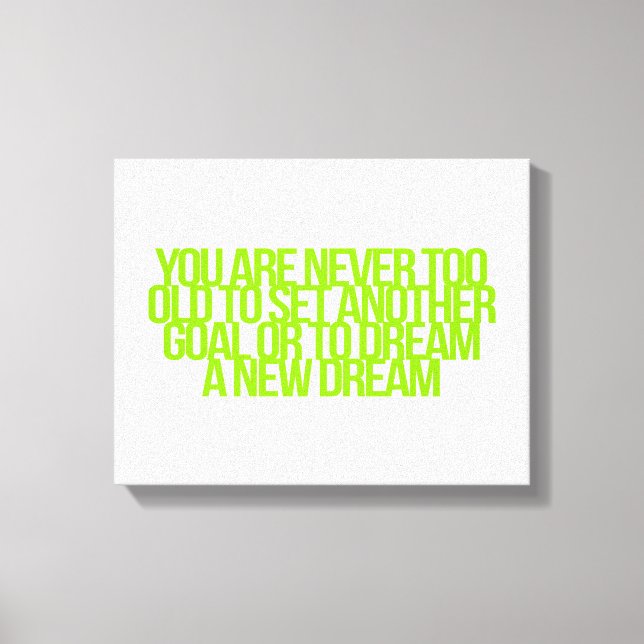 Inspirational and motivational quotes canvas print (Front)