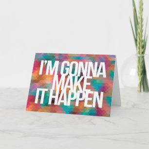 Inspirational and motivational quotes card