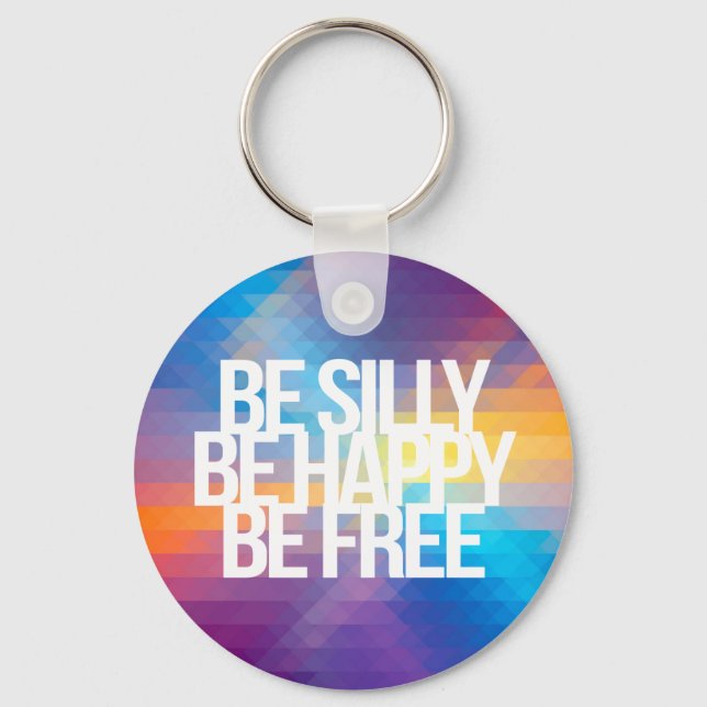 Inspirational and motivational quotes key ring (Front)