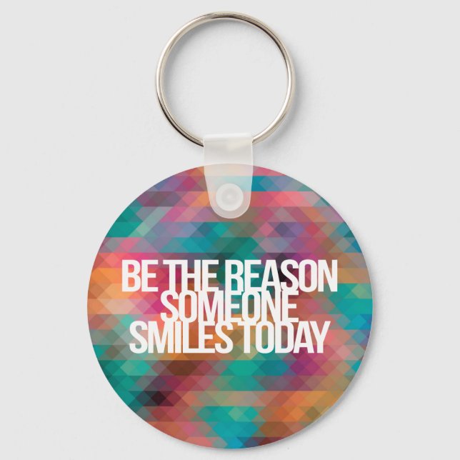 Inspirational and motivational quotes key ring (Front)