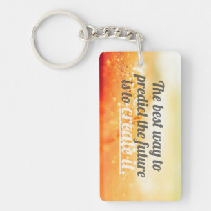 Inspirational and motivational quotes key ring