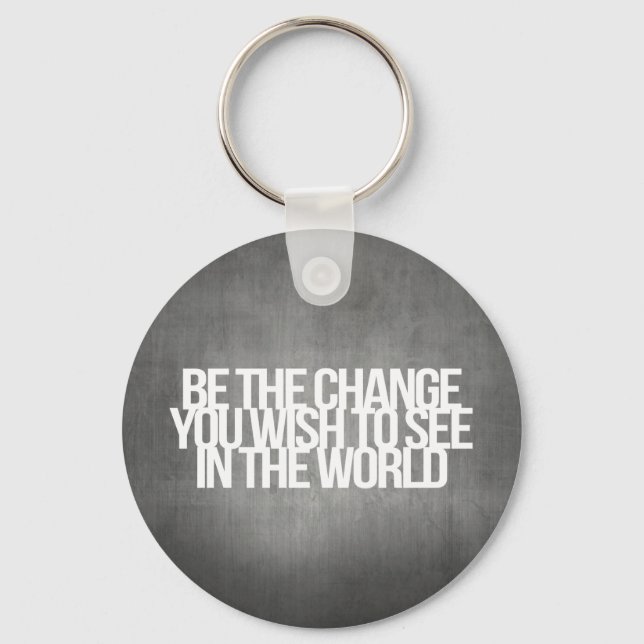 Inspirational and motivational quotes key ring (Front)