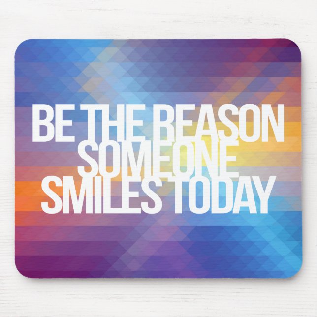 Inspirational and motivational quotes mouse mat (Front)