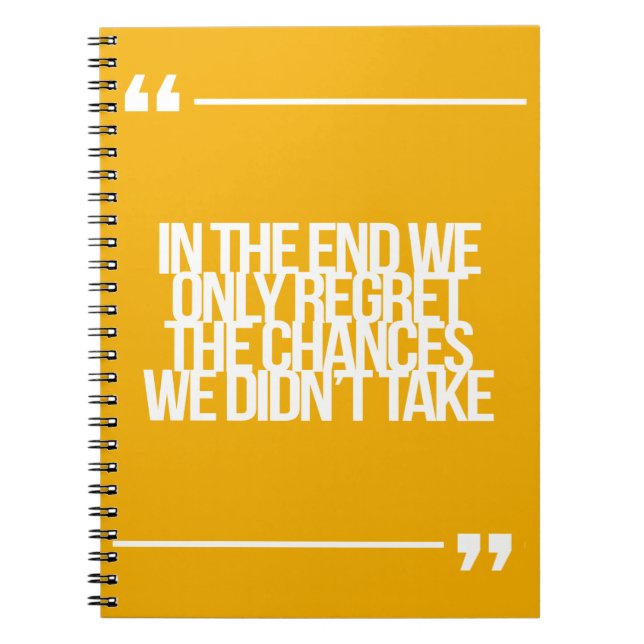 Inspirational and motivational quotes notebook (Front)