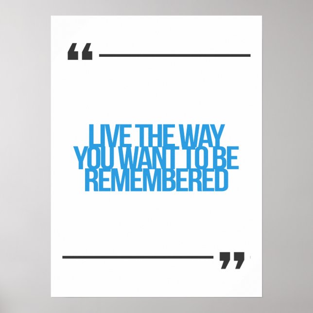 Inspirational and motivational quotes poster (Front)