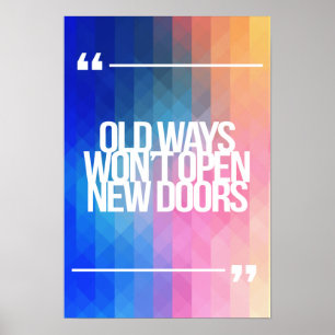 Inspirational and motivational quotes poster