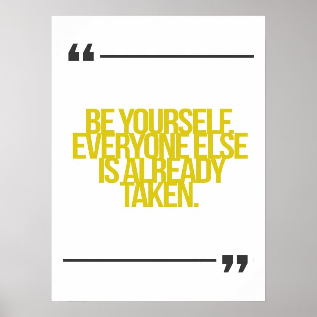 Inspirational and motivational quotes poster (Front)