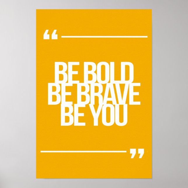 Inspirational and motivational quotes poster (Front)