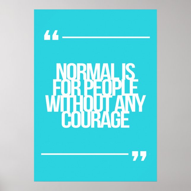 Inspirational and motivational quotes poster (Front)