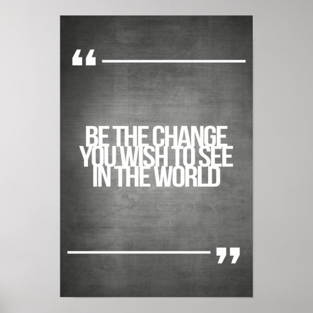 Inspirational and motivational quotes poster (Front)