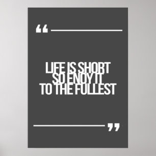 Inspirational and motivational quotes poster