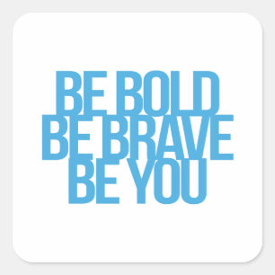 Inspirational and motivational quotes square sticker