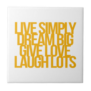 Inspirational and motivational quotes tile