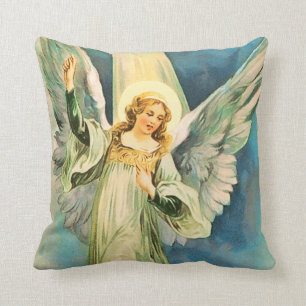 Inspirational Angel Christmas Cushion