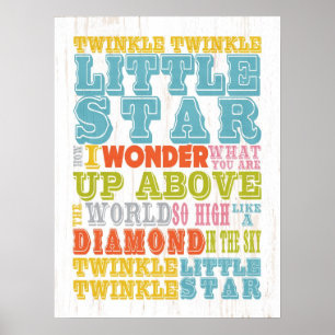 Inspirational Art - Nursery Rhyme Poster