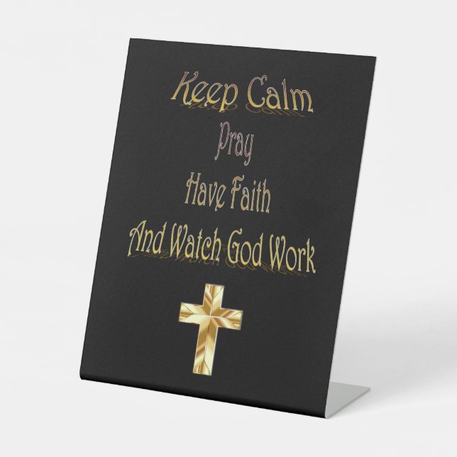Inspirational Art Pedestal Sign (Front)