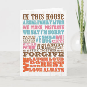 Inspirational Art - Real Family Holiday Card