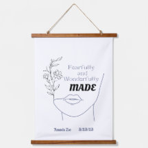 Inspirational Art Wood Hanging Tapestry