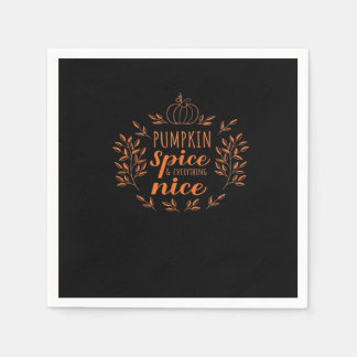 Inspirational Autumn Quote Napkin