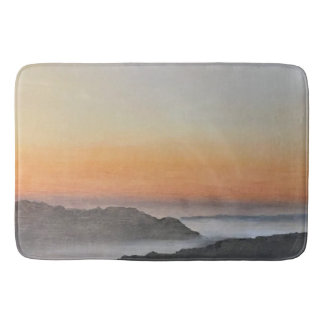 Inspirational Bath Mat | Ice Storm Sunrise