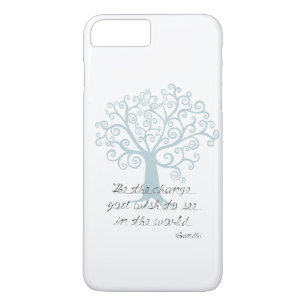 Inspirational Be the Change Tree iPhone 8 Plus/7 Plus Case