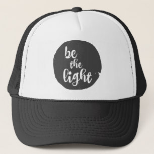 Inspirational Be the Light Trucker Hat