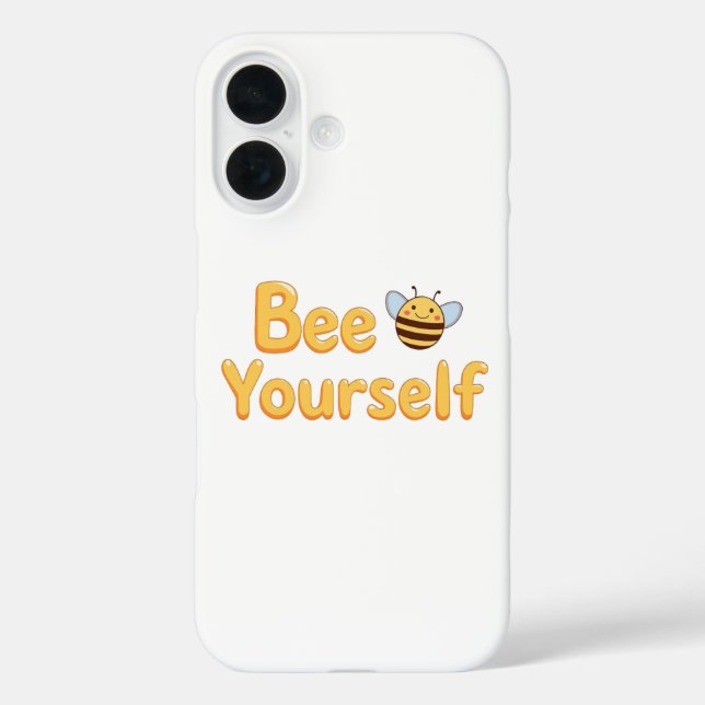 Inspirational "Be Yourself" Positive Message Case-Mate iPhone Case (Back)
