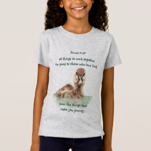 Inspirational Bible Quote Rom 8:28 Work together T T-Shirt