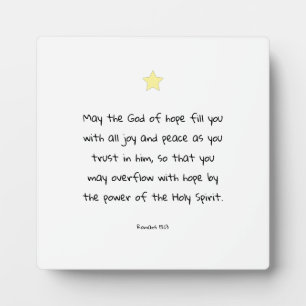 Inspirational Bible Quote Scripture Blessing Faith Plaque