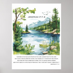  Inspirational bible quotes on nature photos Poster