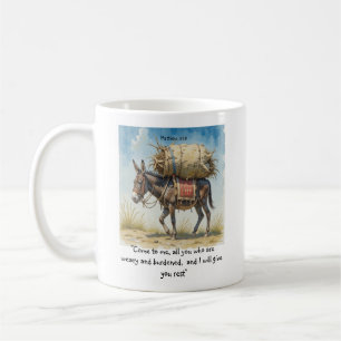 Inspirational Bible Scripture Quote Matt  Coffee Mug