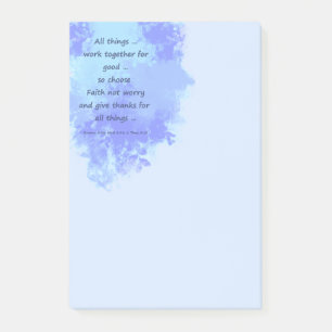 Inspirational Bible Scripture Quotes Post-it Notes