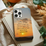 Inspirational Bible Verse Jeremiah 29:11 Christian iPhone 11 Pro Case<br><div class="desc">For I know the plans I have for you, declares the Lord. Plans to prosper you and not to harm you, plans to give you hope and a future. Jeremiah 29:11 bible verse on a beautiful ocean sunrise photography gift with your personalised name. This custom inspirational quote iPhone case features...</div>