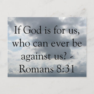 Inspirational Bible Verse Postcard