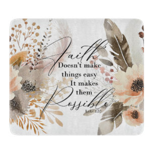 Inspirational Bible Verse/Scripture Cutting Board