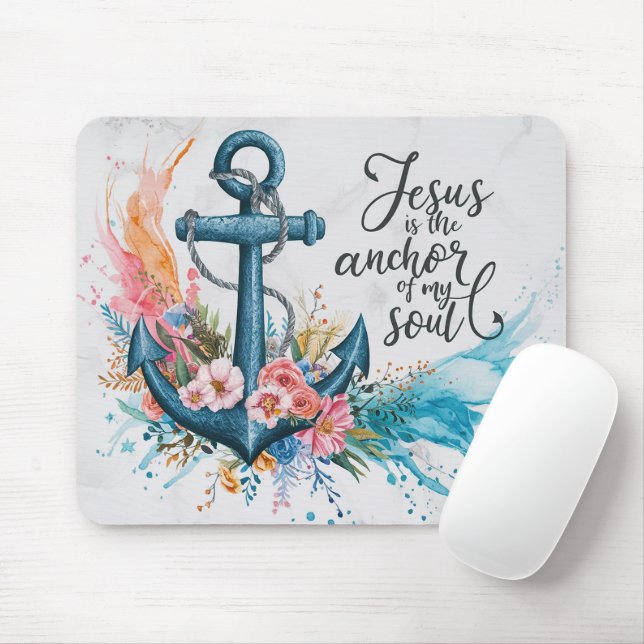 Inspirational Bible Verse/Scripture Mouse Mat (With Mouse)